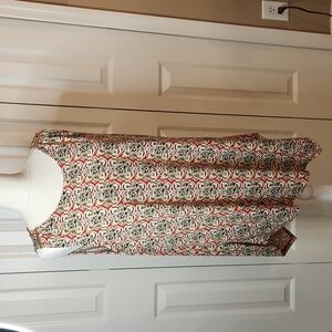 Raffaello, Excellent condition, Women's Top, Large, Red, black, design